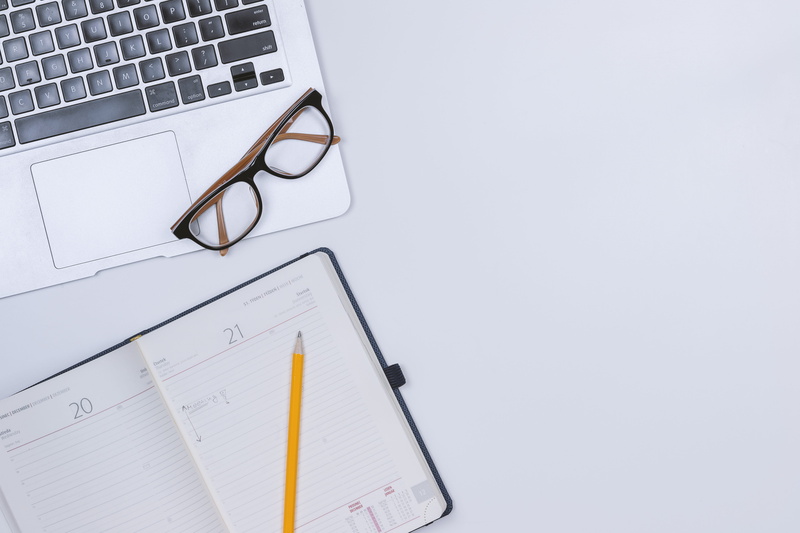 technology, no people, business, table, laptop, desk, note pad, pen, indoors, work, pencil, eyeglasses, office, communication, glasses, connection, keyboard