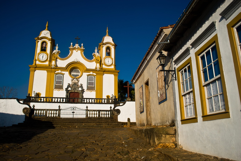 architecture, brasil, religion, brazil, outdoors, no people, city, town, nature, clear sky, residential district, belief, blue, facade, spirituality, built structure