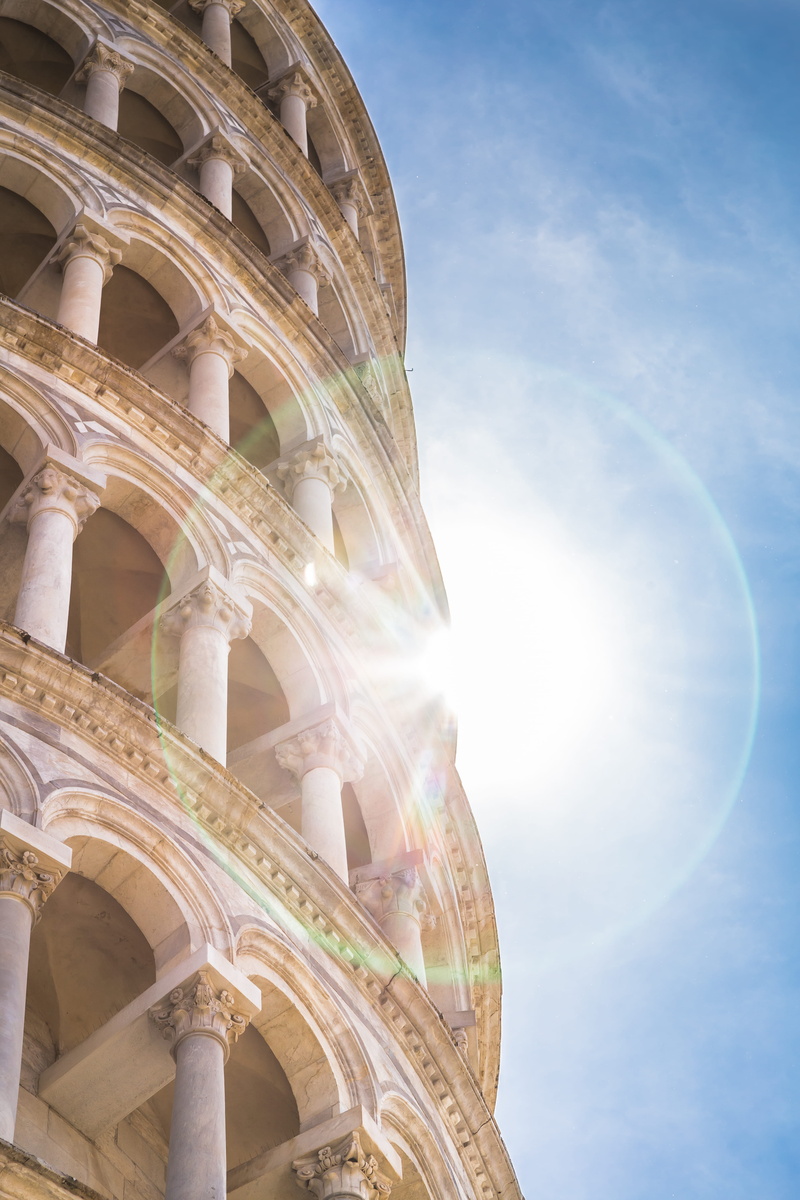 light, the past, built structure, day, architectural column, column, travel, urban, ancient, architecture, steeple, memorial, outdoors, building, pisa