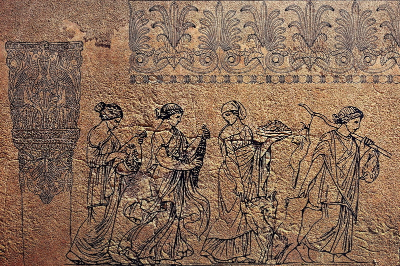 archaeology, 720P, brown, texture, pattern, creativity, carving, history, the past, no people, architecture, mural, close-up, ancient civilization, ancient