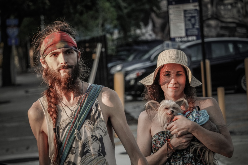 beard, pets, looking at camera, facial hair, adult, hat, young adult, dog, pet, 5K, public domain images, young men, people, city, beauty, young women