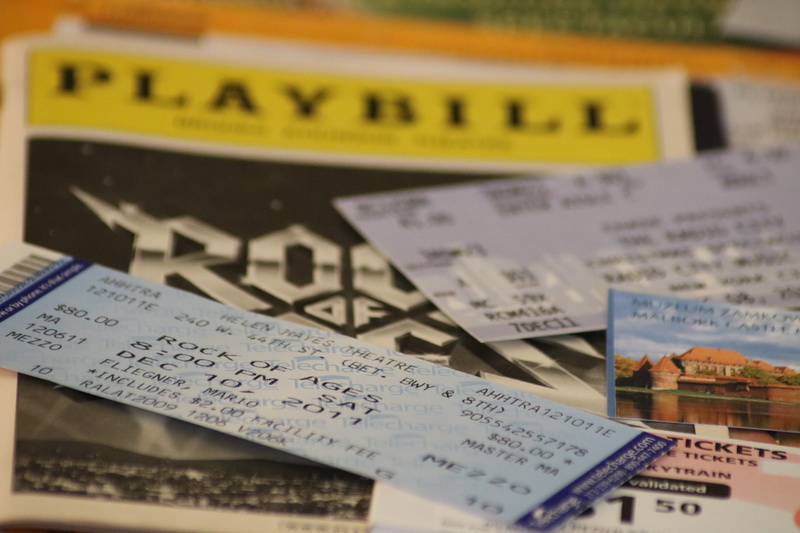non-western script, script, playbill, ticket, admission, western script, full frame, close-up, indoors, business, label, event, high angle view, still life