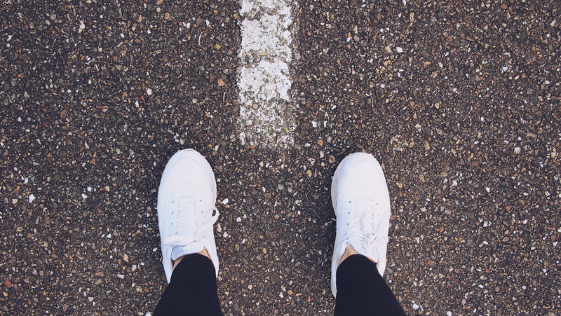 sport, outdoors, real people, running, human foot, human body part, directly above, low section, go, road, street, human leg, human limb, personal perspective