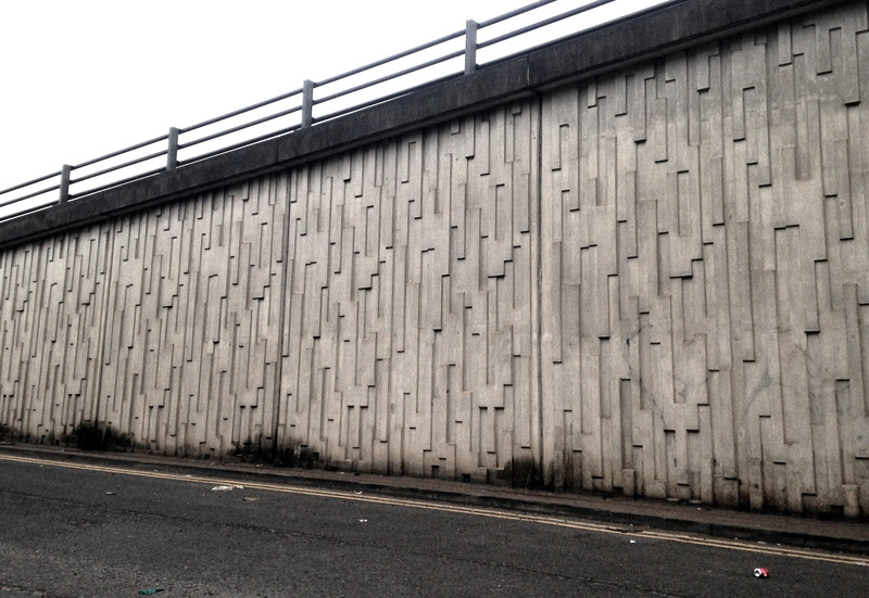 wall, mancunian way, surfaced, built structure, mancunian, pattern, textured, connection, city, wall - building feature, manchester, street, road, bridge - man made structure