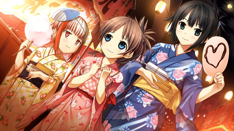 disguise, representation, alishima alice, sumi, girls, night, festival, celebration, toy, creativity, kimono, large group of objects, sawai natsuha, still life