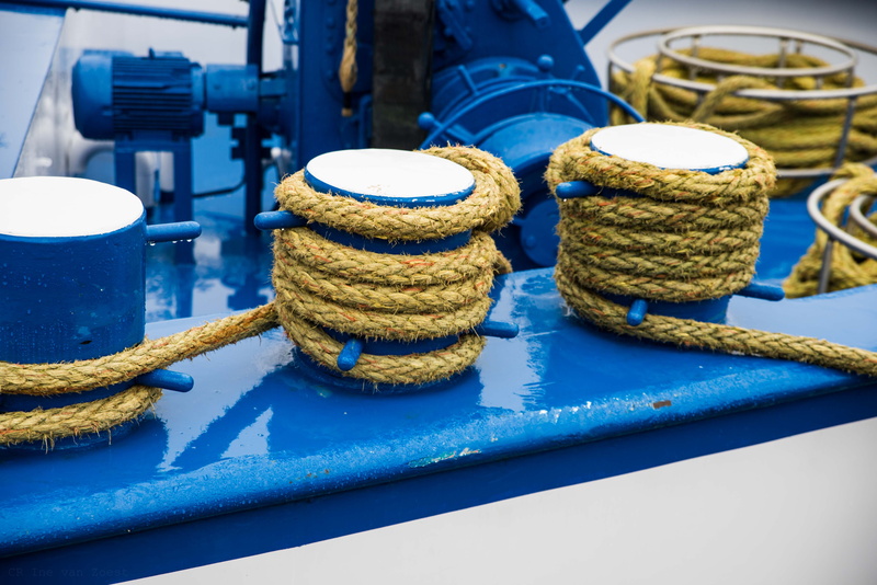 rotterdam, mode of transportation, rigging, nautical vessel, day, yellow, ropes, ship, outdoors, tied up, post, no people, stack, harbor, blue, rope, 5K