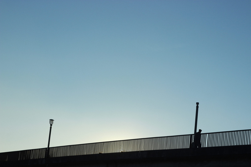 сумы, outdoors, low angle view, architecture, nature, copy space, sky, ukraine, no people, street, minimalism, connection, blue, building exterior, built structure