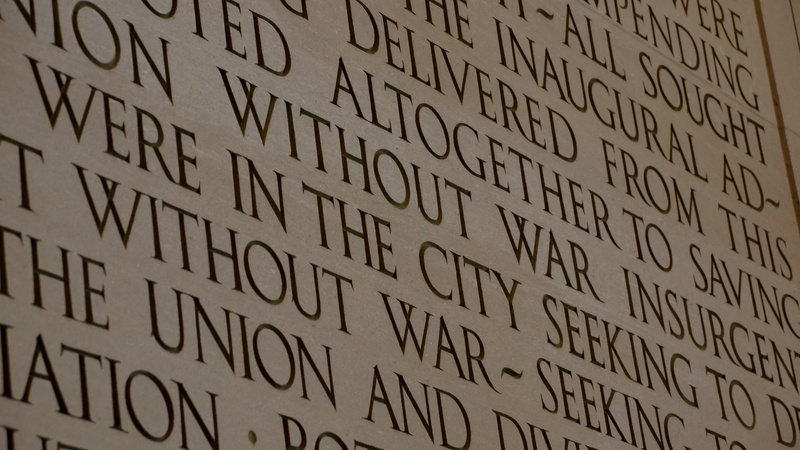 city, order, arts culture and entertainment, full frame, no people, lincoln, repetition, pattern, indoors, architecture, sight, in a row, inaugural, speech