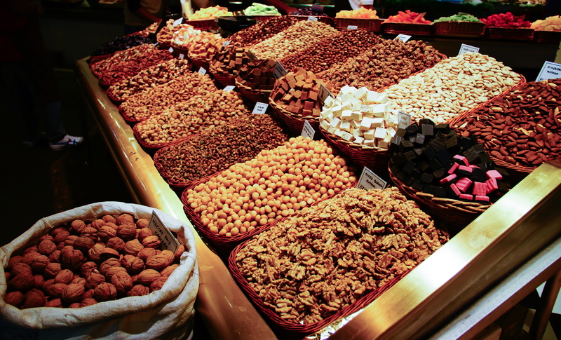 sweetness, choice, delicious, s, market, 5K, freshness, variation, large group of objects, nut, candy, walnuts, brown, no people, container, retail, food and drink