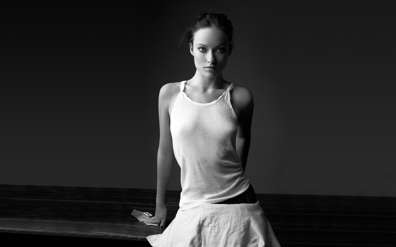 hd, actresses, monochrome, actress, women, wilde, x, 2K, art, people, olivia