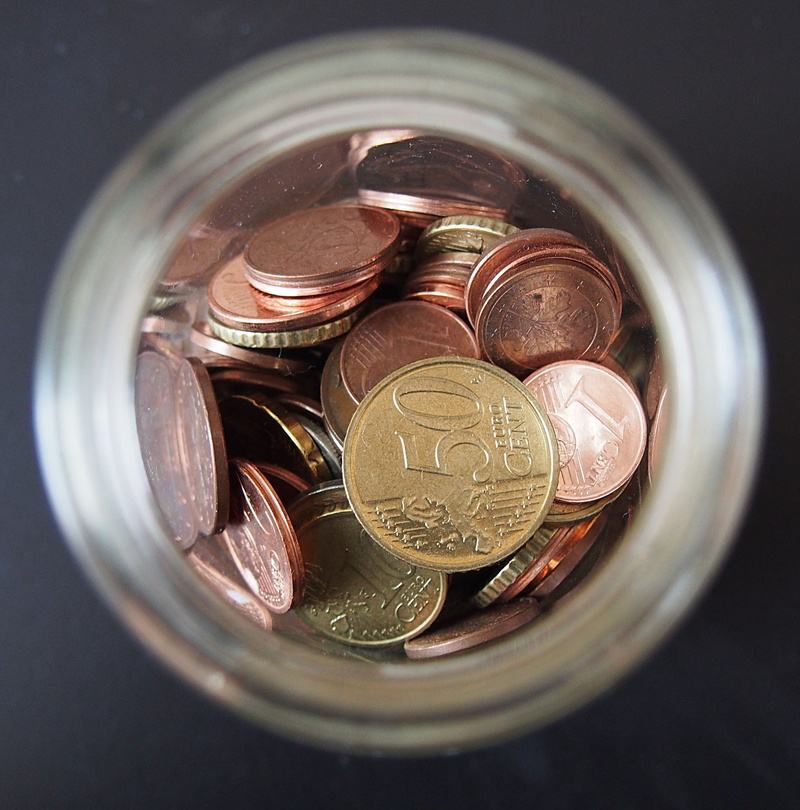 selective focus, brass, metal, business finance and industry, coins, euro, coin, cent, lot, colored, loose change, specie, no people, directly above, currency
