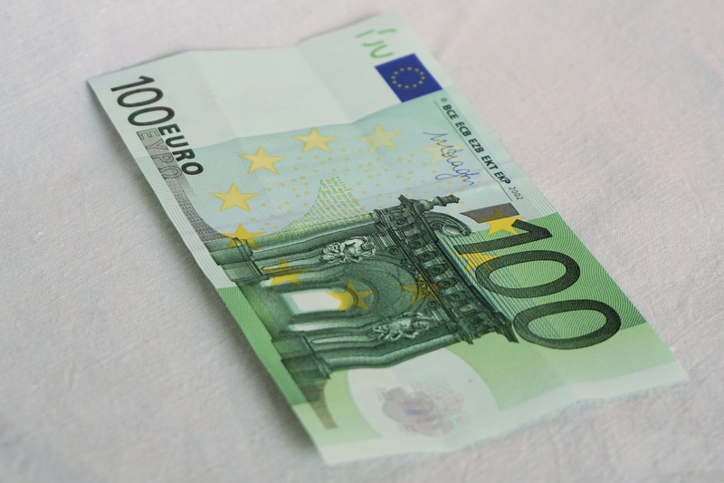 Paper Money, number, table, 100, no people, 100 euro, Euro, indoors, money, funds, still life, financial world, european Union Currency, dollar bill, Money