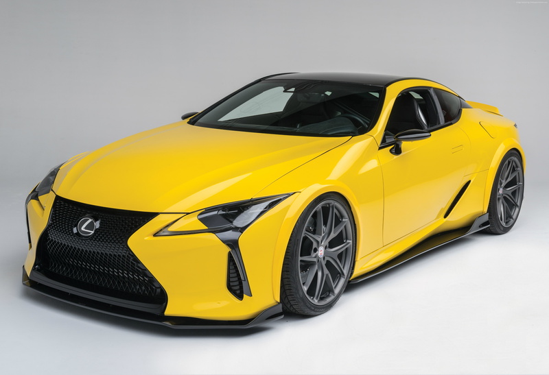 indoors, land vehicle, shiny, SEMA 2016, group of objects, supercar, 4K, white background, no people, side view, studio shot, wheel, yellow taxi, cut out