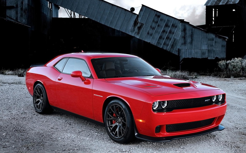 1080P, dodge, 2015, challenger, coupe, cars, red, srt
