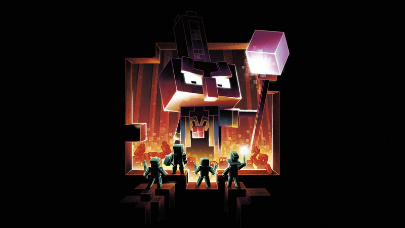 Minecraft, 4K, Arch-Illager (Minecraft Dungeons), 4K, Minecraft Dungeons