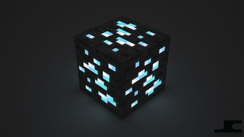1080P, Minecraft, video games, cube