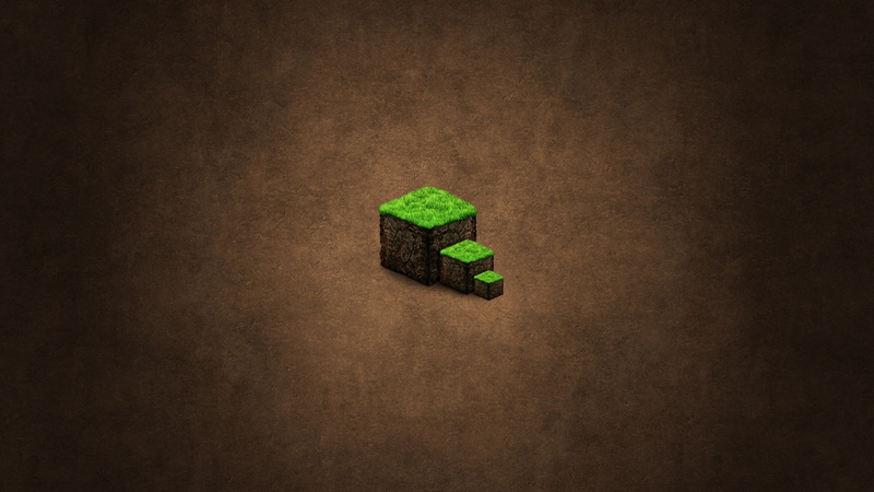cube, background, 1080P, ground, minecraft