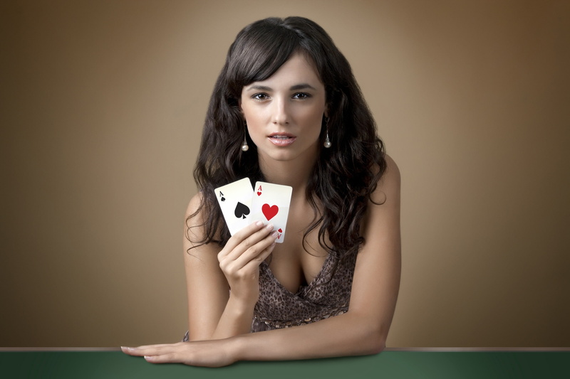 brunette, 2K, girl, look, card