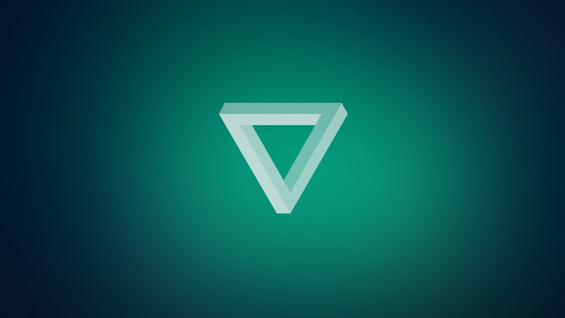 shape, 1080P, triangle, dark, light