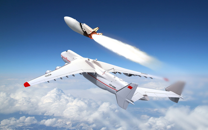 Space, Air, 2K, Mriya, shuttle, Launched