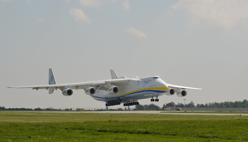 mriya, aircraft, sky, runway, taking off, landing, airplane, air vehicle, luxury, plane, aerospace industry, landing - touching down, passengers, mode of transportation