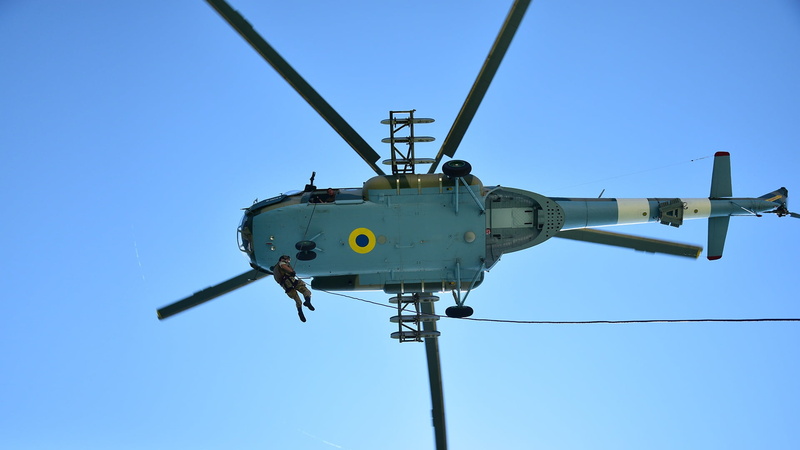 Mi-8 MSB-, Landing, 1080P, Chassis, Ukraine, Helicopter, Ukrainian air force, The blades, Army aviation, Mi-8