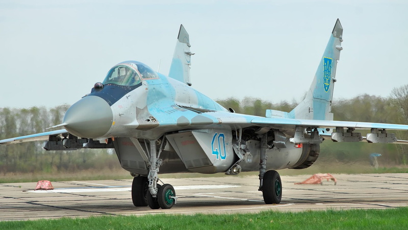 The MiG-29, Fighter, Chassis, Ukraine, Ukrainian air force, 1080P