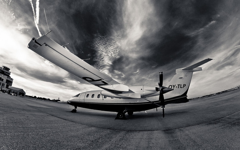 sky, air, plane, travel, airport, turbine, asphalt, public transportation, air Vehicle, business Travel, journey, fuselage, airport runway, black and white