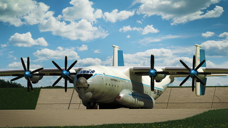 military, airplane, environment, stationary, transportation, An-22, aerospace industry, gray, nature, airport, the plane, heavy, outdoors, runway, mode of transportation