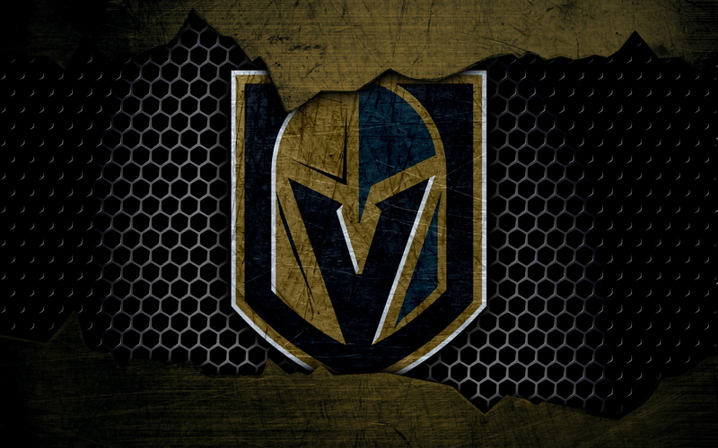 Vegas Golden Knights, NHL, Emblem, 4K, Hockey, Logo