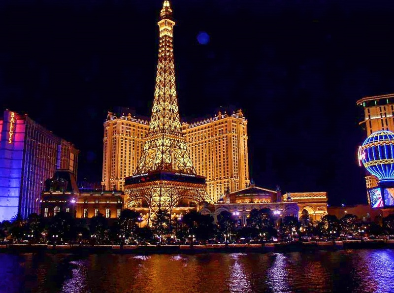 building exterior, time, vegas, 1080P, las, city, office building exterior, casino, built structure, monument, night, no people, nature, photo, travel destinations