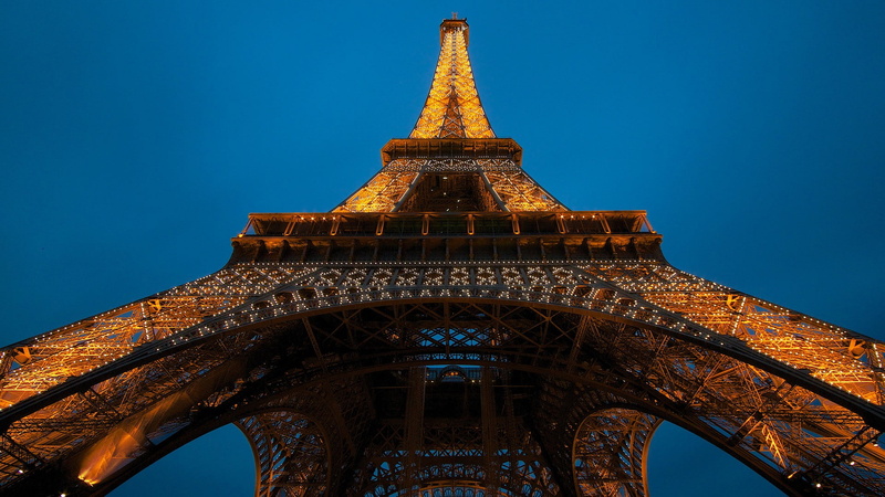 sky, no people, day, nature, building exterior, outdoors, metal, Eiffel Tower, France, tall - high, cityscape, clear sky, travel destinations, tower, history