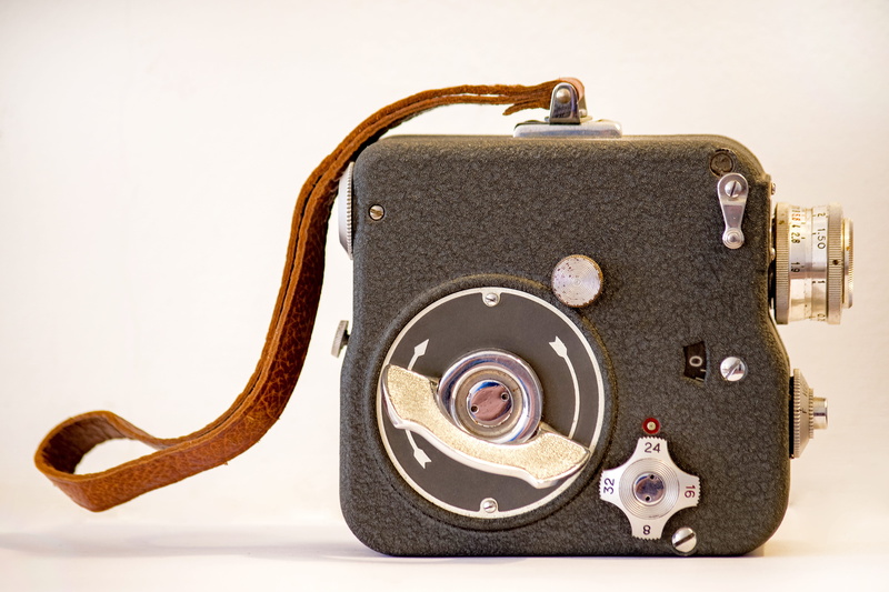manual mechanism, antique, single object, old, cut out, protection, negative, studio shot, motion, no people, indoors, film, technology, leather, 4K, retro
