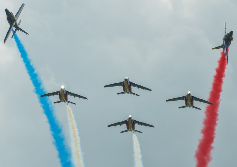 aviation, alpha, force, france, 1080P, contrails, acrobatic, patrouille, air, aircraft, jet
