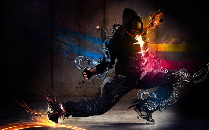 digital art, dancing, 1080P, men, CGI, dancer, photo manipulation, music, people