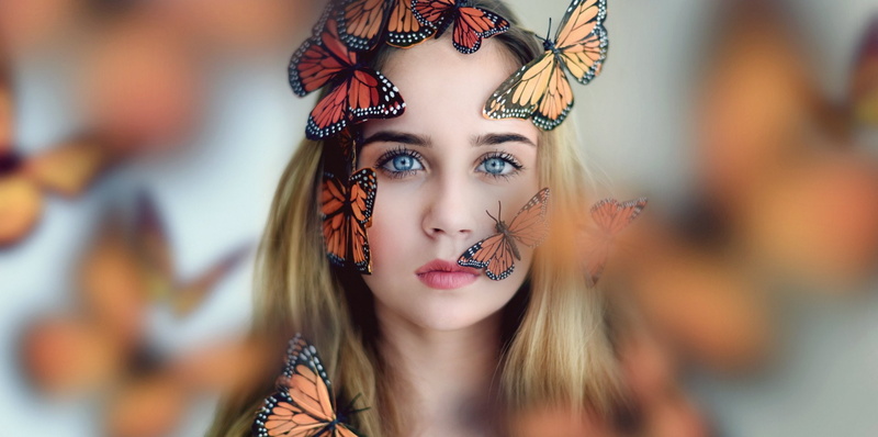 adult, looking at camera, teenager, make-up, human face, Model, hairstyle, fashion, Face, young adult, Blue Eyes, young women, hair, portrait, Woman, Blonde