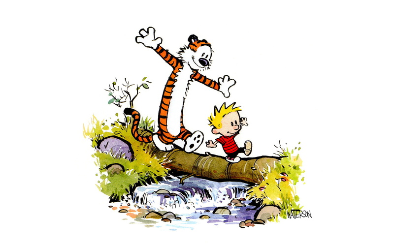 bill, watterson, hobbes, 1080P, comic, calvin