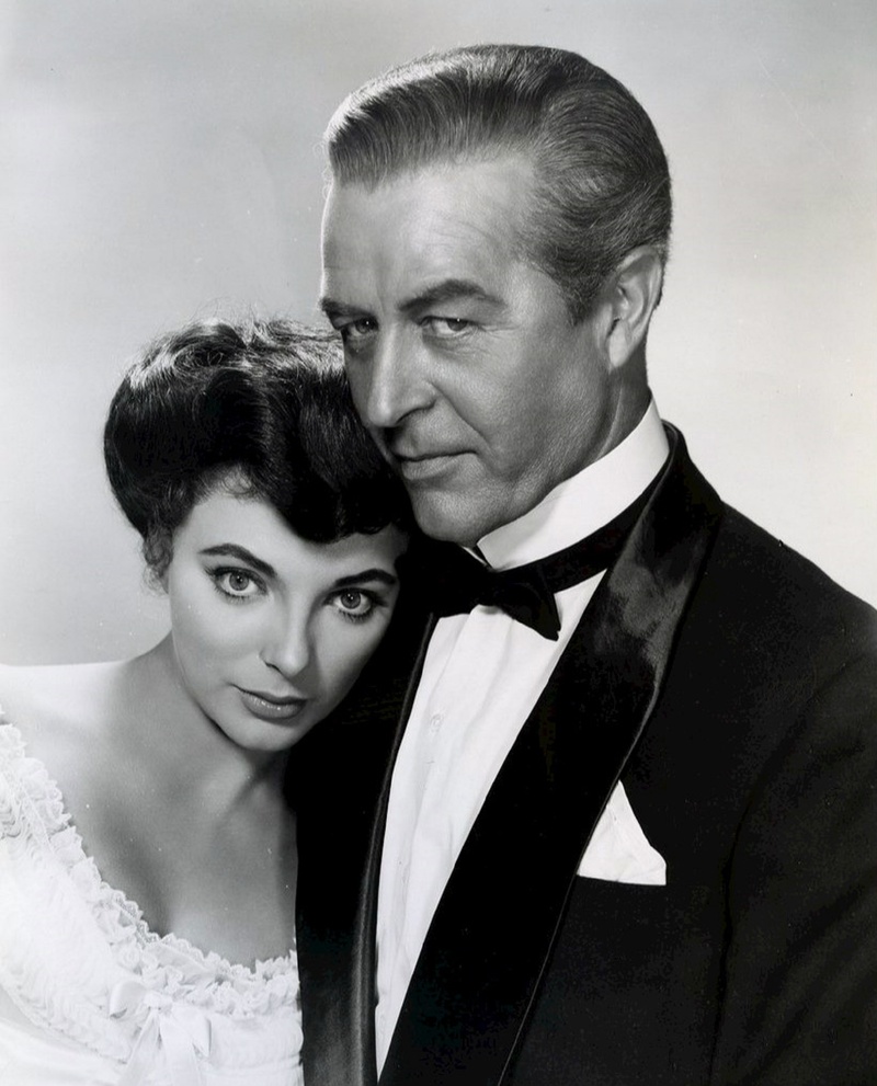 motion pictures, hollywood, young men, portrait, monochrome, actor, black and white, hairstyle, director, films, well-dressed, adult, two people, joan collins