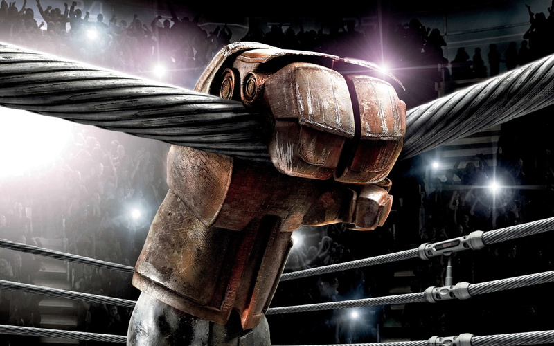 hall, Boxing, the ring, hand, fiction, Real Steel, the audience, 2K, glove, fans, robot, ropes, tribune
