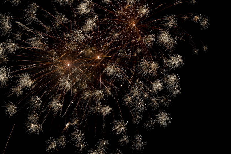 new years day, glowing, softness, 1080P, new years greetings, event, firework, night, rocket, celebrate, evening, show, red, pyrotechnics, firework - man made object