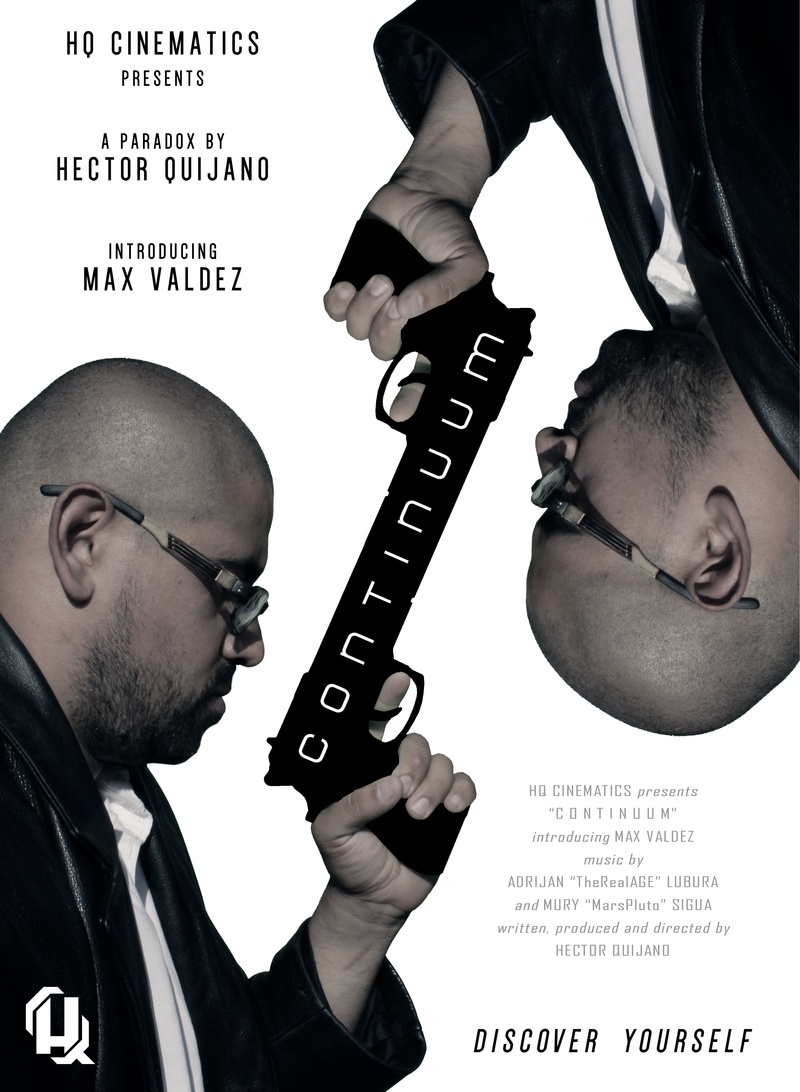 alternate reality, digital art, science fiction, people, gun, digital, crime, 4K, noir, poster, movies, Film directors, Film posters, parallel, Yin and Yang