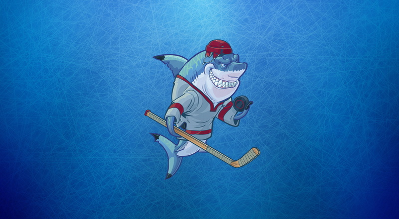 Characters, Logo, Christopher Doehling, Sharks Wearing, Shark, Equipment, Hockey, Washer, Stick, by Christopher Doehling, Background, 2K, Concept Art