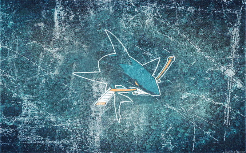 hockey club, stick, shark, 1080P, ice, San Jose Sharks, NHL, emblem