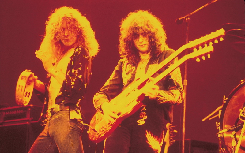 guitar, group, zeppelin, led, color, ban, 1080P, concert