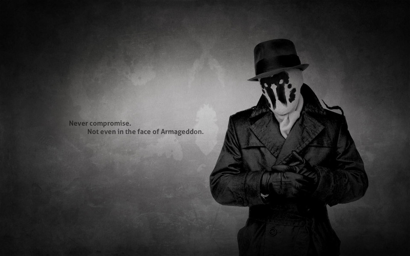 monochrome, hd, rorschach, 1080P, hats, x, text, Watchmen, art, quotes