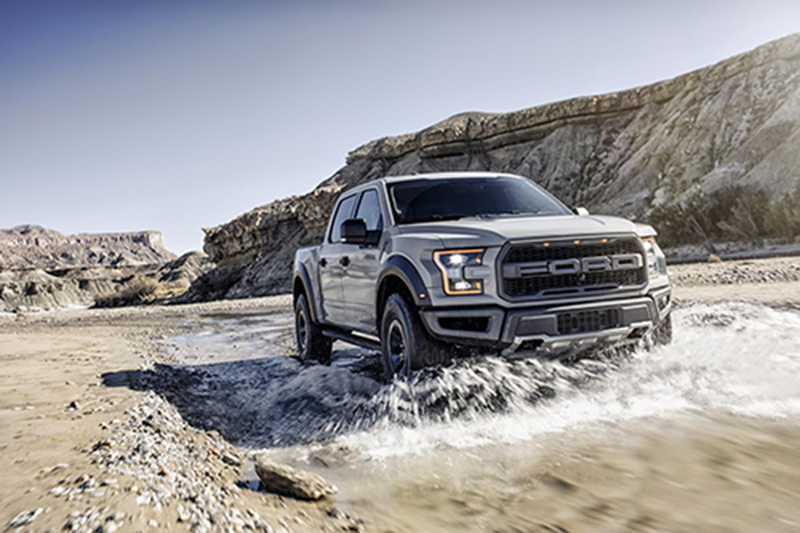water, mode of transportation, 1080P, no people, off-road vehicle, land vehicle, ford, sky, raptor, transportation, f, solid, land, sports utility vehicle