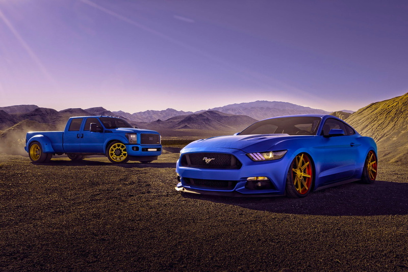 2015, Mustang, Eragon, Ford, Blue, Cars, 1080P, F150