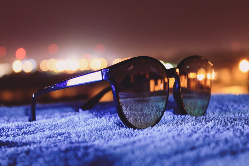 yellow glasses, mirror glasses, sunglasses, close-up, reflection, transparent, yellow glasses vision glasses, nature, light - natural phenomenon, protection