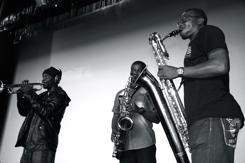 brass, brass instrument, concert, playing, african music band, males, seun kuti egypt 80, skill, saxophonist, performance, musical instrument, music, jazz music