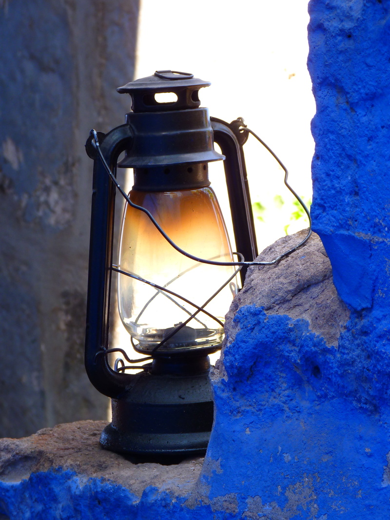 light, nature, wall - building feature, metal, blue, still life, no people, electric lamp, old, day, shed light, hell, household equipment, table, retro styled